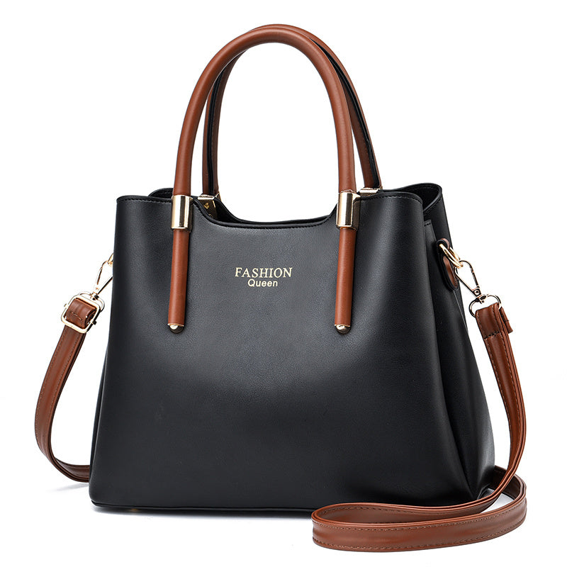 Women's Top Handle Bag, Large Capacity Letter Graphic Shoulder Bag, Crossbody Bag