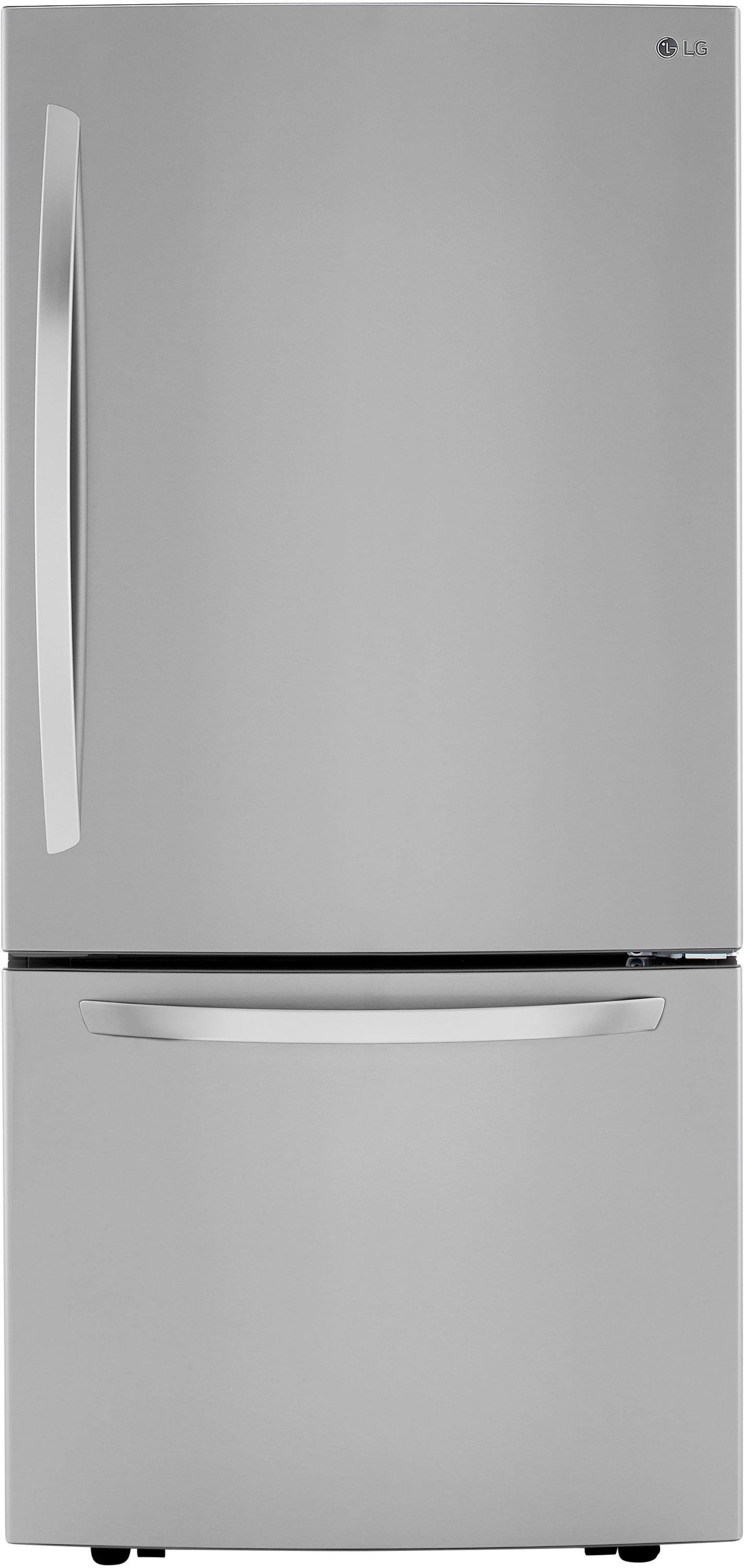 LG 25.5-cu ft Standard-Depth Bottom-Freezer Refrigerator with Ice Maker ( PrintProof Stainless Steel ) ENERGY STAR Certified