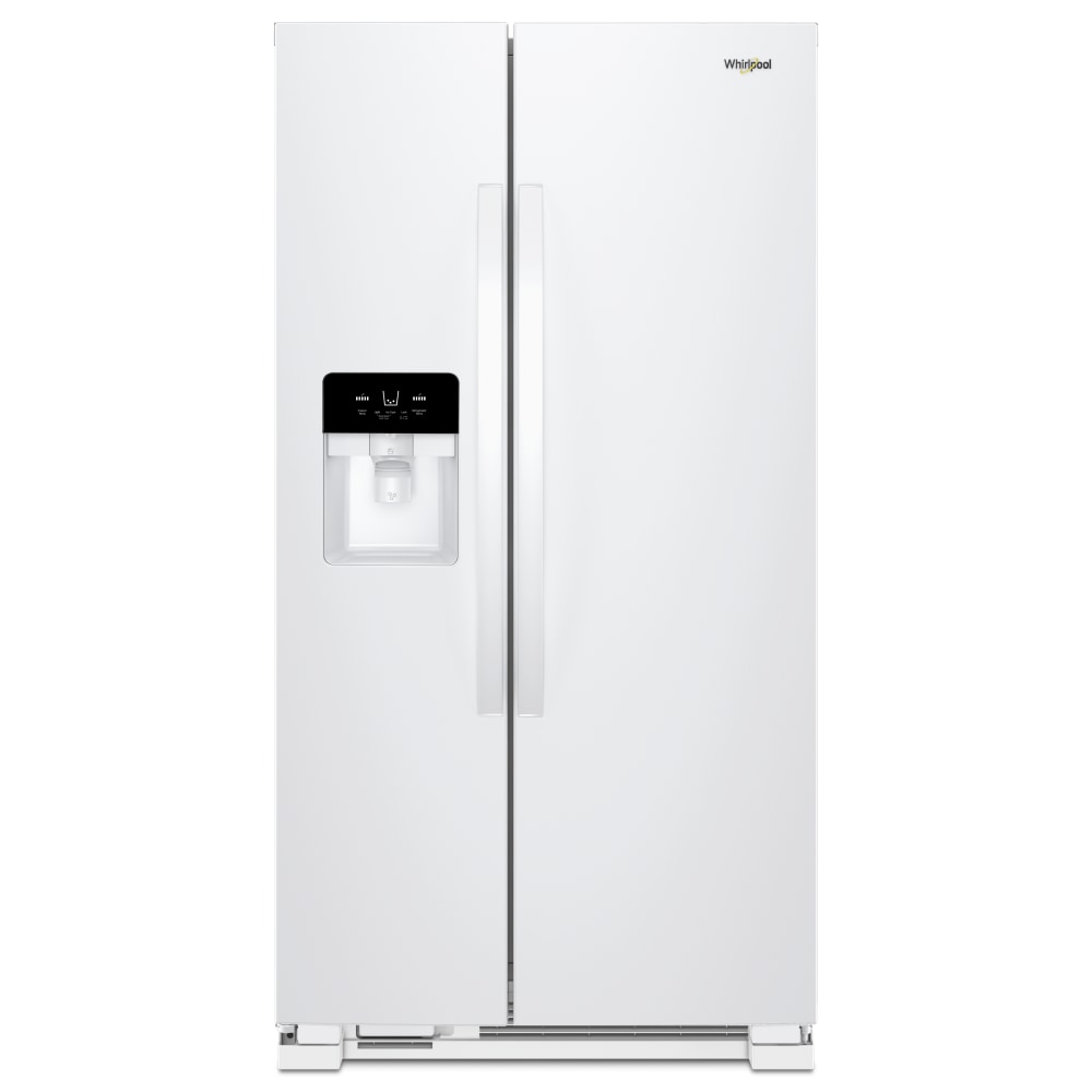 Whirlpool 24.5-cu ft Side-by-Side Refrigerator with Ice Maker ,Water and Ice Dispenser ( White )