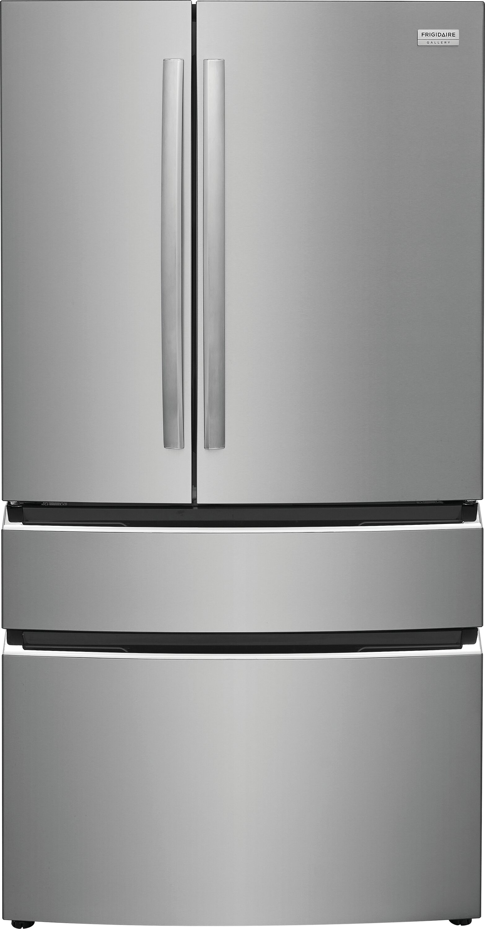 Frigidaire Gallery Standard-Depth 27.2-cu ft 4 -Door French Door Refrigerator with Ice Maker with Water Dispenser ( Fingerprint Resistant Stainless Steel ) ENERGY STAR Certified
