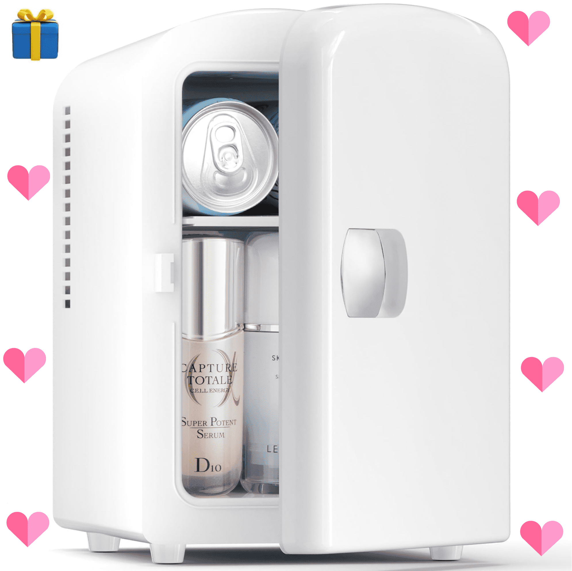 COWSAR 0.14-cu ft Mini Fridge ( White )