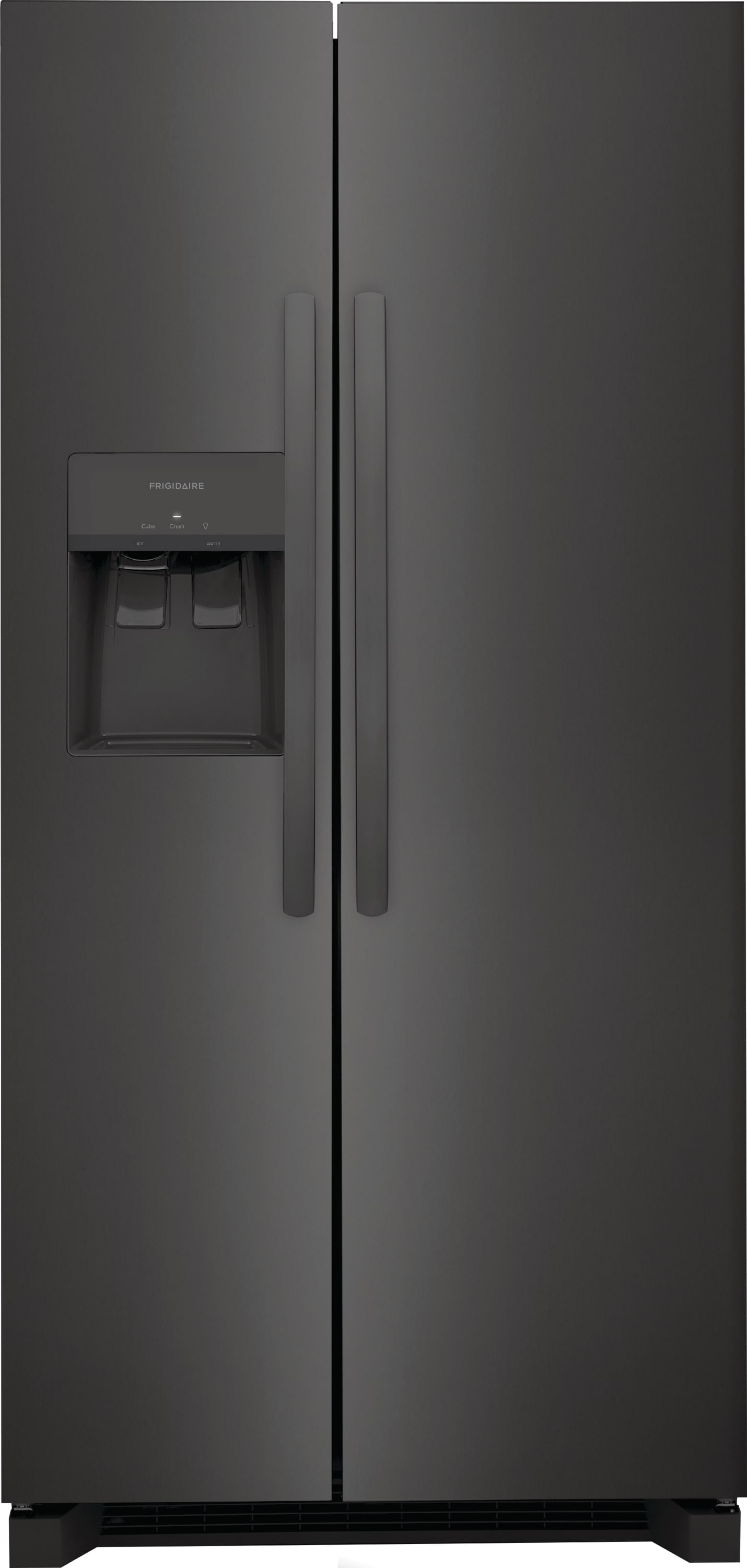 Frigidaire 22.3-cu ft Side-by-Side Refrigerator with Ice Maker ,Water and Ice Dispenser ( Black Stainless Steel ) ENERGY STAR Certified