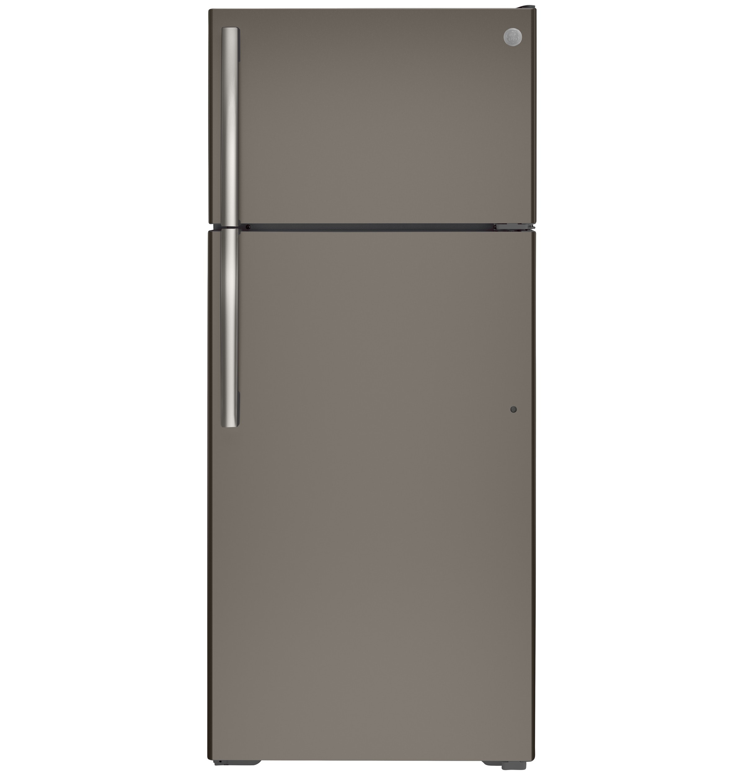 GE 17.5-cu ft Top-Freezer Refrigerator ( Slate ) ENERGY STAR Certified