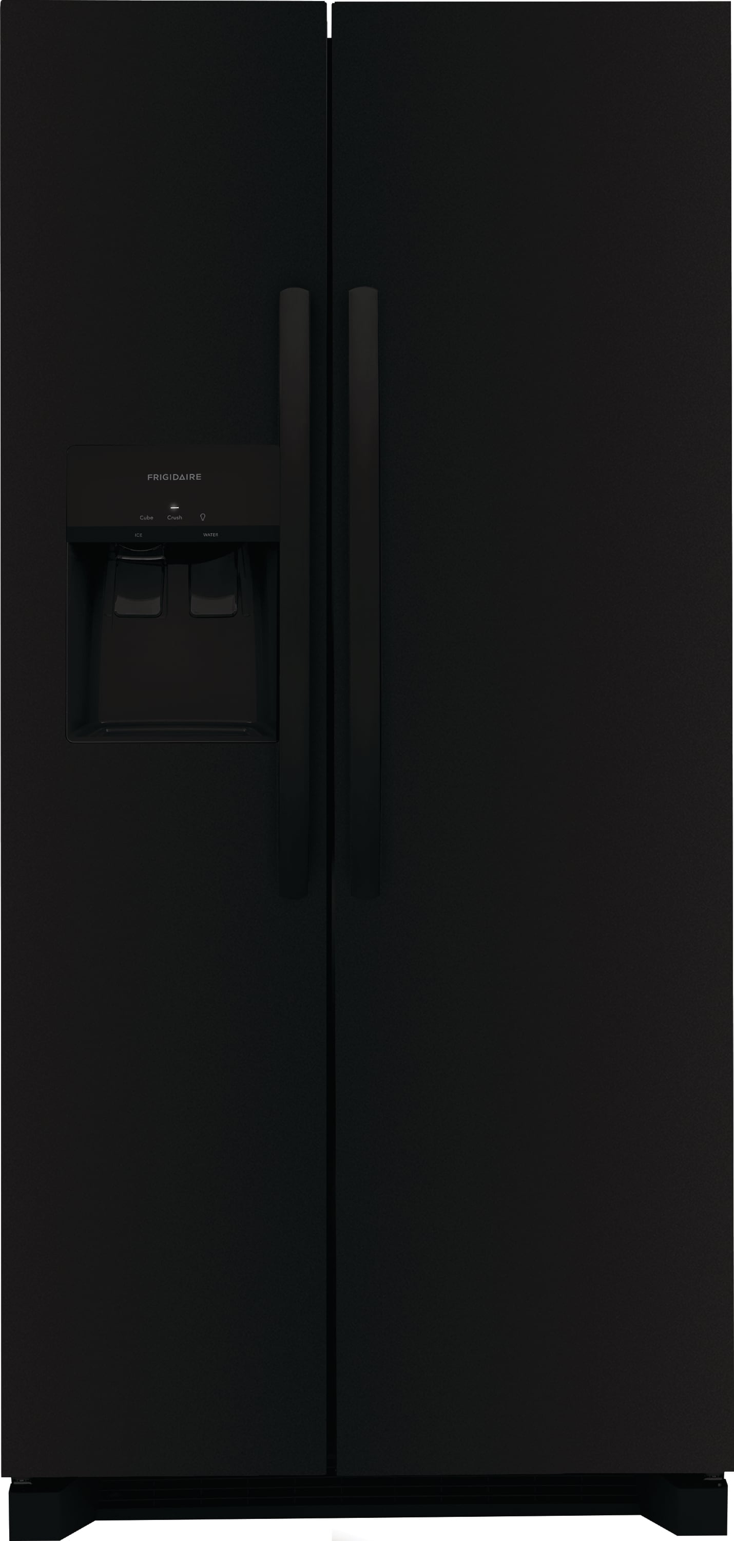 Frigidaire 22.3-cu ft Side-by-Side Refrigerator with Ice Maker ,Water and Ice Dispenser ( Black ) ENERGY STAR Certified