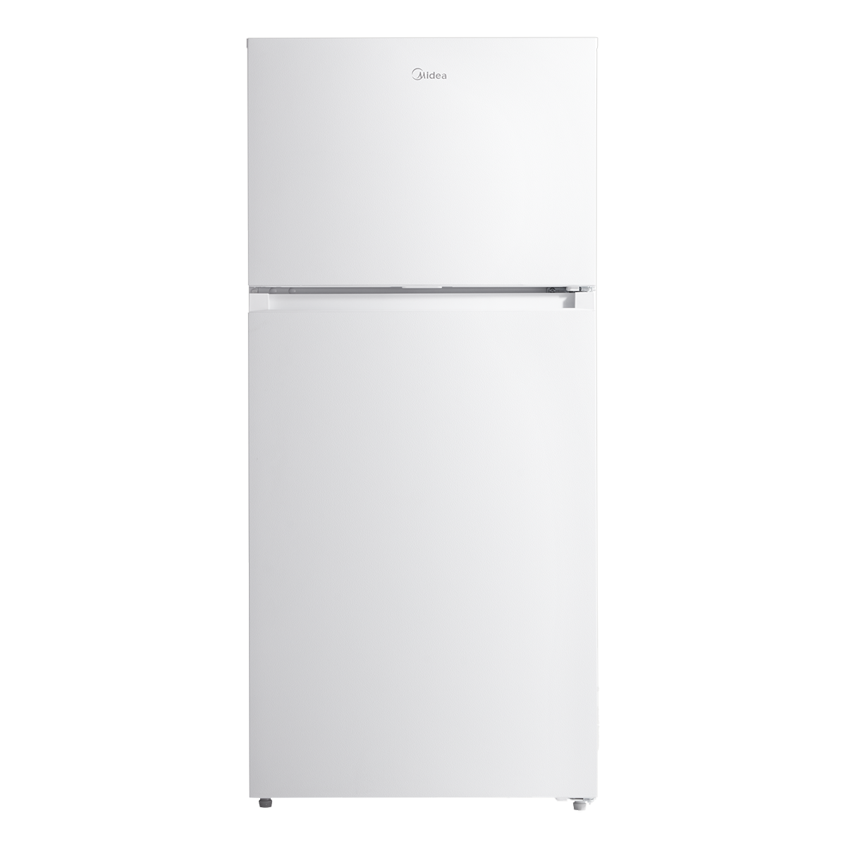 Midea Fingerprint Resistant 14.2-cu ft Counter-Depth Top-Freezer Refrigerator ( White ) Garage Ready ENERGY STAR Certified