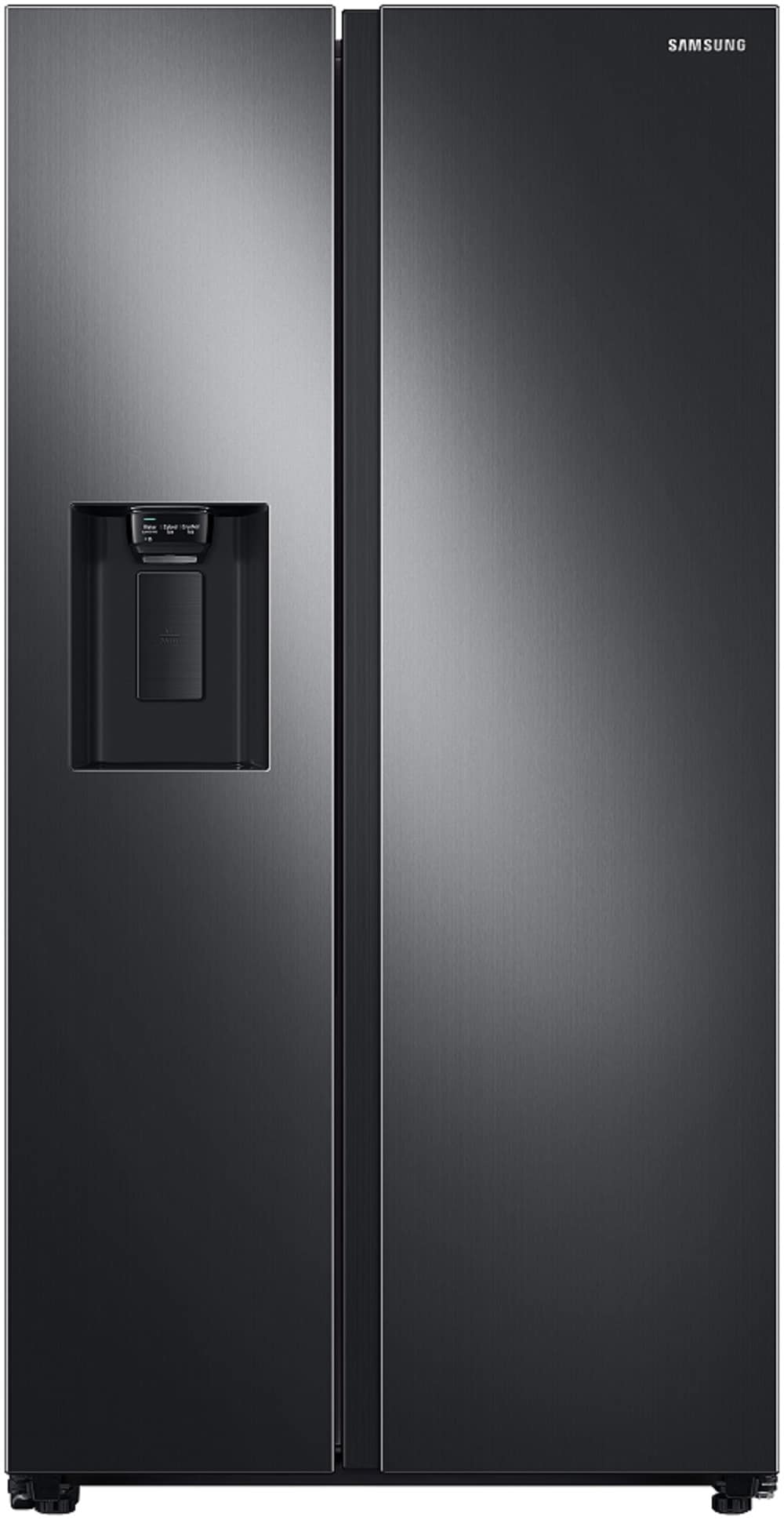 Samsung 27.4-cu ft Side-by-Side Refrigerator with Ice Maker ,Water and Ice Dispenser ( Fingerprint Resistant Black Stainless Steel )