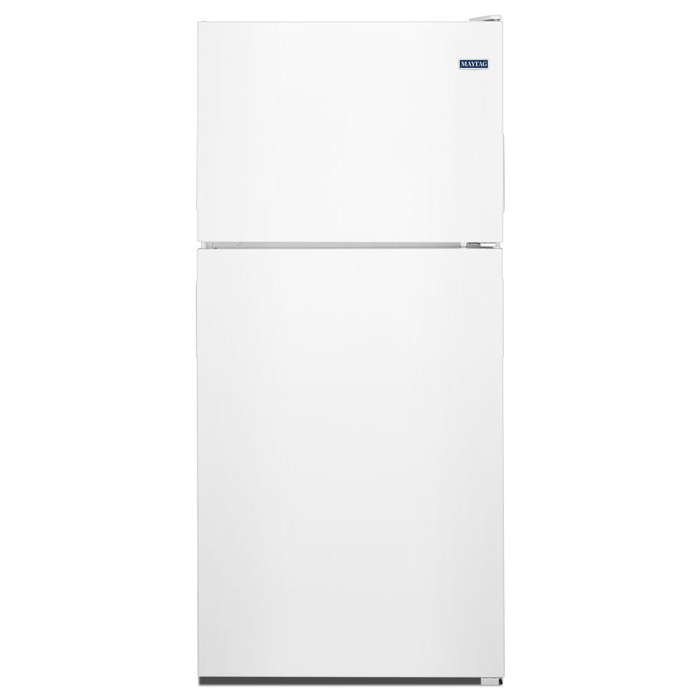 Maytag 18.2-cu ft Top-Freezer Refrigerator ( White )